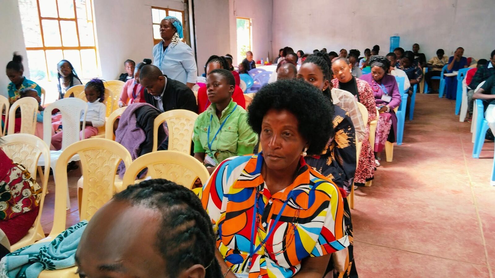 Congregation during service